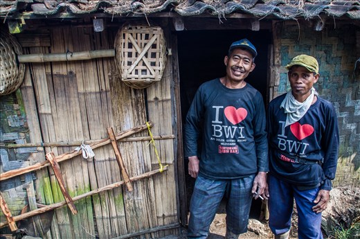 Experience miners have earned their 'luxury' hut down in the miners village. A strong bond between all miners was felt.