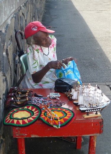 Trying to make a living. Dominica