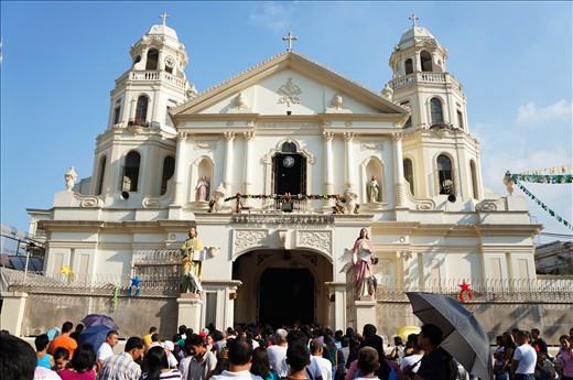 Quiapo Church, Manila: the cacophony of people praying, children laughing, and merchants shouting permeate the scene as devotees of the Black Nazarene--the statue of which is believed to be miraculous--flock to the church to participate in the Sunday mass. In a country riddled with poverty, citizens cling onto any hope, divine or otherwise, for a better life.