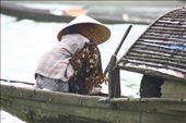 Even if this lady was very old and one eye was blind, she was still working on her boat all day: by dailylife, Views[461]