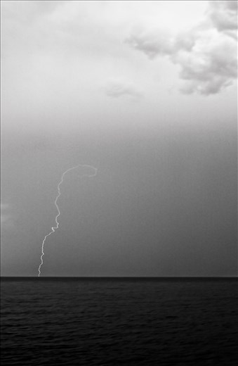 I went for a walk along the coast near Sydney but thunderstorm arrived