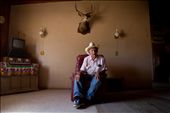 Over 90 years old, New Mexico pistachio farmer Tom Carillo still lives very independently in his home about 30 km from the nearest city.: by danaf, Views[490]