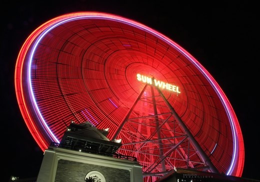 Sun Wheel - the World's fourth largest ferris wheel in Da Nang, Vietnam.
