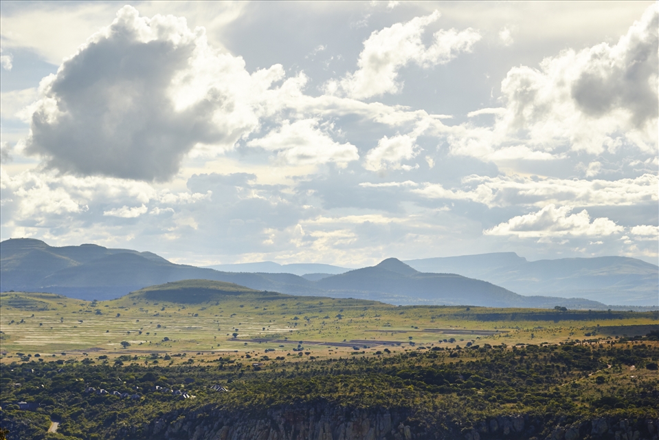 A view from the Drakensburg mountains.