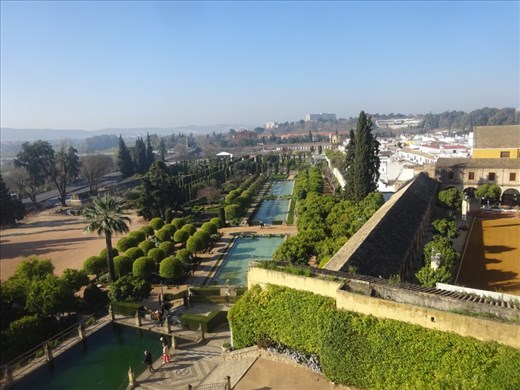 Córdoba Alcazar from above. 
