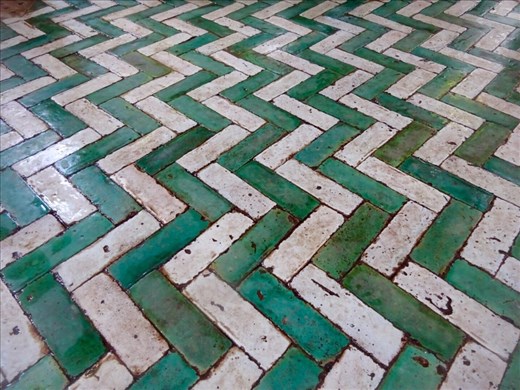 I like taking pictures of tiled floors