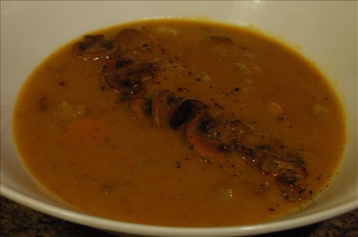 Sweet Potato and Chorizo Soup