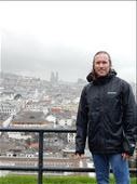 Made the pilgrimage up a long set of stairs to get a brief view of the city of Quito before the clouds came in. : by danidawnandstevo, Views[538]