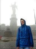 The long trip to the top of Panecillo was to see this partial view of a angel statue on top of the mountain overlooking the city of Quito. After this the rain really started coming down so we made our way back to our room to wring out our clothes and get warm. : by danidawnandstevo, Views[420]