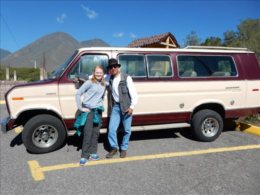 This is our tour guide Fernando. He was pretty awesome. Local guy who loves his country and explained everything so well not to mention he had the coolest ride in town. Starter didn't work so he strategically parked at every stop so we could roll down a hill and pop the clutch. Better yet he even has this bad boy posted on his website. 