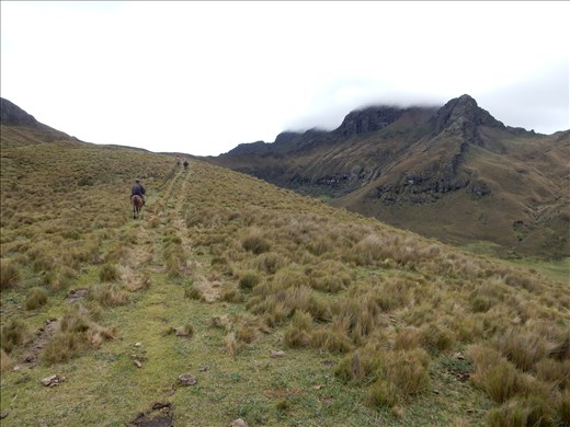 A long ride up to Ruminahui. We are officially bowlegged.