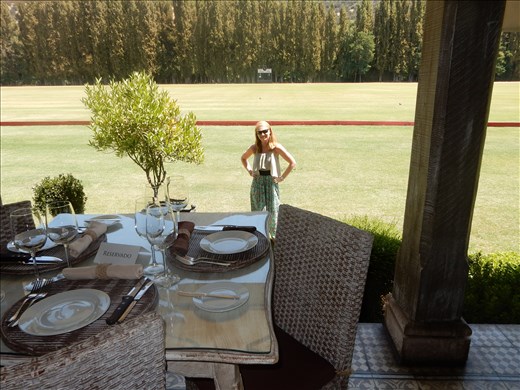 We had lunch at the Casa Silva winery overlooking the polo field. The only thing that could of been better is if they were playing. 