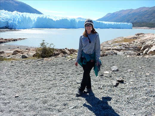 Our first adventure in Patagonia began with a tour to Perito Moreno Glacier. This is the third largest one in Patagonia however the easiest one to access. This thing totally blew our minds. We arrived at the glacier to hear what sounded like thunder only to find out it was giant chunks of ice falling from the glacier into the water below causing small tsunamis across the shore. It's 70 meters tall and 5 km across and is considered the eighth wonder of the world. 