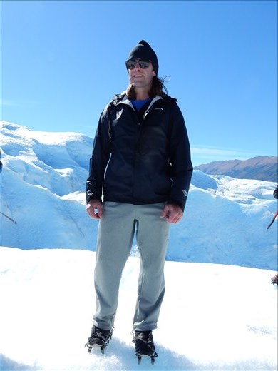 Me on top of the world or at the bottom depending how you look at it. 