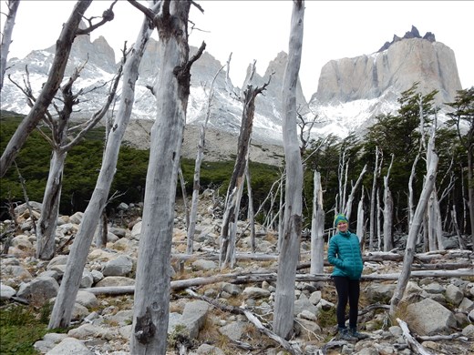 On our way back down from the top. 