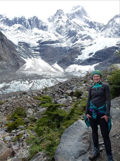 We sat and stared at this area while we ate trail mix and watched the coolest avalanches come crashing down. 