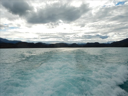 Leaving Pantagonia on the ferry.