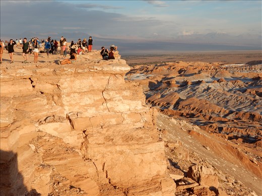 Sunset at Valle de la Luna. 