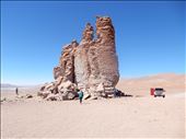 Day 4 we visited Salar de Tara and saw some pretty spectacular rock formations. This entire area is know as a caldera or a super crater one of two largest in the world. The entire day was spent driving and sightseeing inside the caldera. : by danidawnandstevo, Views[380]