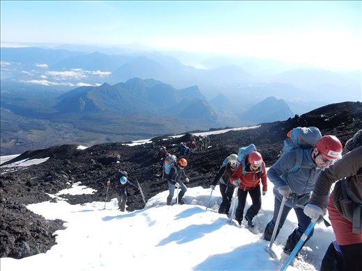 Tough climb with great views. 