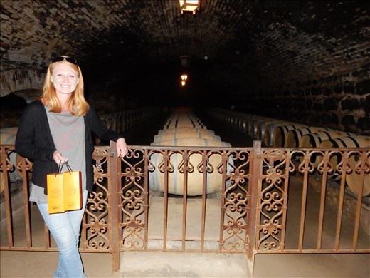 The wine cellar was made of limestone, mud and egg and was very old, dark and damp. It also came complete with a legend. The owners wine mysteriously kept disappearing from the cellar. He devised a plan to put an end to the thefts and spread a rumor the devil lived in it. Some say they saw the devil with their own eyes and everyone trembled at the thought of going into the cellar. The owners rumor finally brought an end to the thefts. 