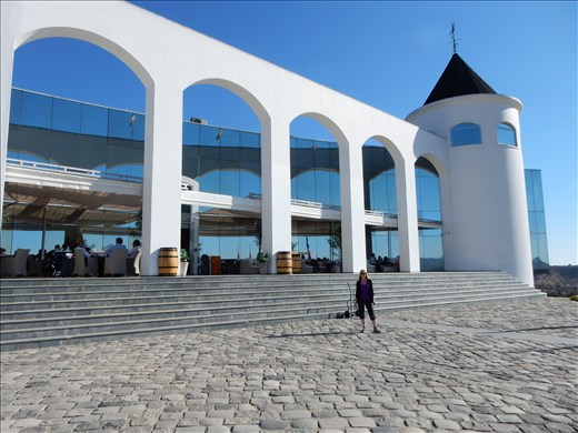 Of course we had to try the Sparkling Rose Brut!