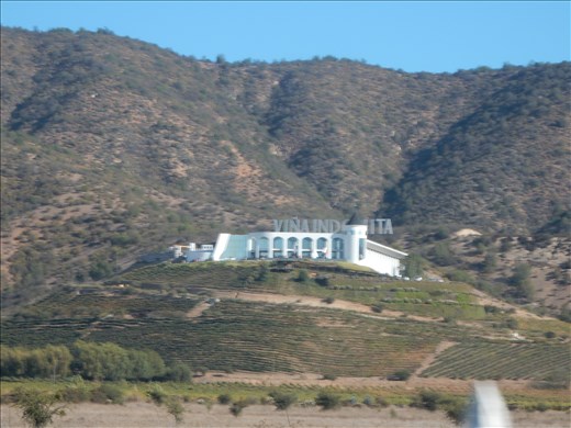 On our way back we visited Vina Indomita Winery. Frank the guide said Rihanna recently visited and liked the Sparkling Rose Brute the best. 