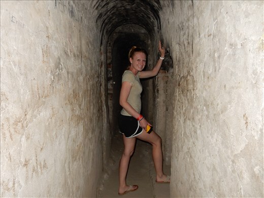 What was more interesting about hacienda San Jose was the slave tunnels underneath the house. They were used as either punish rooms where the slaves were sent if they tried to escape or used as an escape for the slave owner in the event the slaves attempted to revolt. 