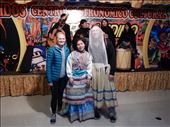Peru cultural moment - Dinner and dancing. Everyone was encouraged to participate in the dance and when I did they dressed me up like a girl. : by danidawnandstevo, Views[332]