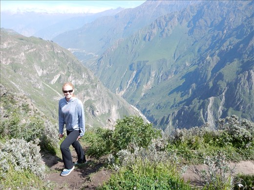 On our way to see condors soar at Colca Canyon the second deepest canyon in the world. 