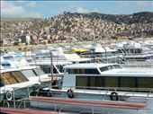 Leaving City of Puno by boat to visit the Uros floating reed islands on Lake Titicaca. : by danidawnandstevo, Views[317]