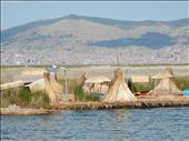 Arriving at Uros floating reed islands. : by danidawnandstevo, Views[341]