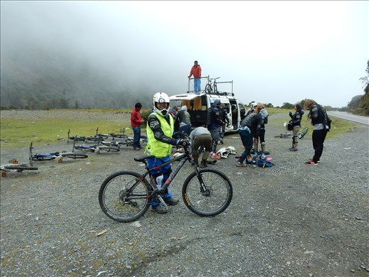 Day 1 of a four day adventure to Machupicchu included mountain bike riding, white water rafting, zip lining and of course hiking. 