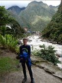 Entering the town of Aguas Calientes and the roaring Rio Vilcanota. : by danidawnandstevo, Views[273]