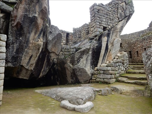 If you use your imagination you can see a condor. This area is called Altar of the Condor and is where sacrifices were performed. . 