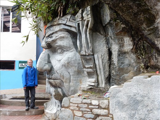 Incredible granite sculptures were everywhere in the town. 