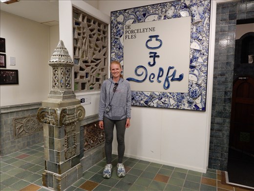 Visited Royal Delft factory where they make the famous blue and white pottery. 