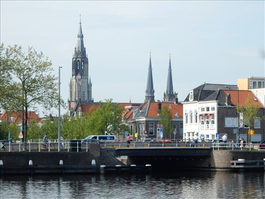 Took a photo on a self guided historic tour of Delft that inspired a painting called View of Delft by the famous Dutch painter Johannes Vermeer. He also painted Girl with a Pearl Earring