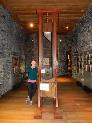 Guillotine at Castle of the Counts. 