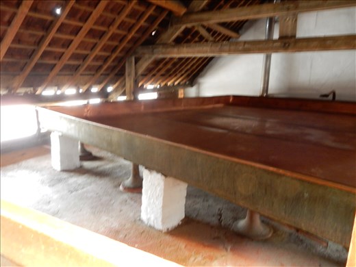 The open air fermentation process is what makes Cantillon Brewery so special.  Unlike other breweries that add yeast, Cantillon allows the open air to supply the yeast. 