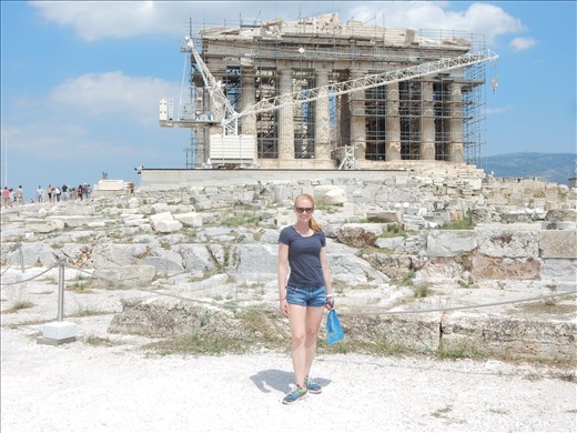 Parthenon of Athens. 