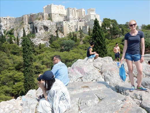 Acropolis from a distance. 