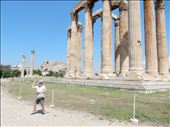 Mom showing her guns at the Temple of the Olympian Zeus. : by danidawnandstevo, Views[246]
