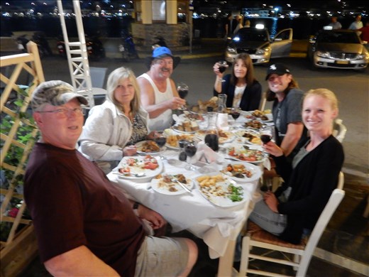 First stop Poros for dinner. 