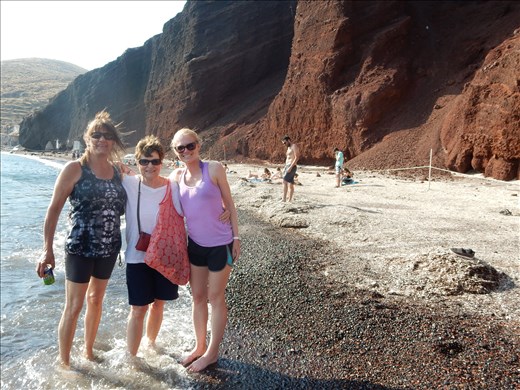 Red Beach Santorini. 