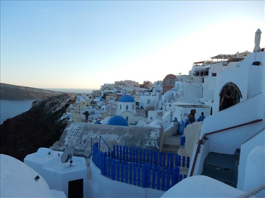 Made our way over to Oia to look at the blue domed churches and sunset. 