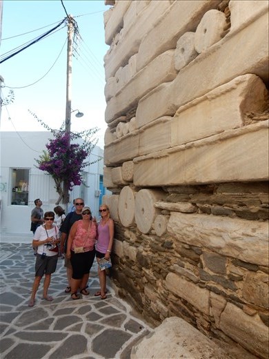 Frankish Castle in Paros. Funny thing was this castle was made up of parts and pieces of multiple temples. 
