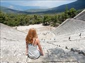 Ancient theater of Epidaurus, one of the best ancient theaters worldwide. : by danidawnandstevo, Views[337]