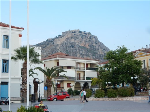 Palamidi fortress in the town of Nafplio.
