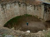 Inside of the Lions Tholos tomb or also known as a beehive tomb in Mycenae.  : by danidawnandstevo, Views[415]